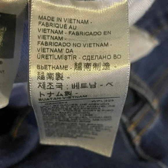 Levis 502 Regular Taper Mens Blue Jeans Size 36x32 Dark Wash Denim (35x30) - Picture 5 of 13